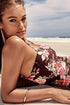 Sea Level Rosewood Tie Side Bandeau One Piece